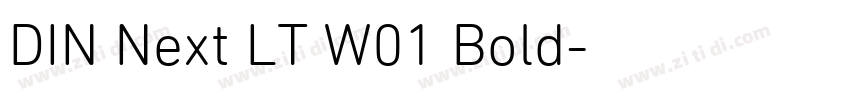 DIN Next LT W01 Bold字体转换